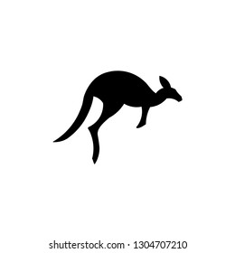 kangaroo icon logo template
