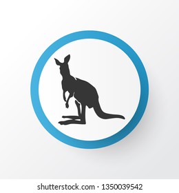 Kangaroo icon symbol. Premium quality isolated joey element in trendy style.