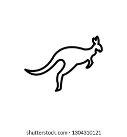 kangaroo icon template