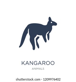 Kangaroo icon. Trendy flat vector Kangaroo icon on white background from animals collection, vector illustration can be use for web and mobile, eps10