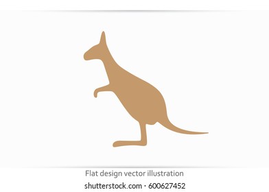 kangaroo icon vector