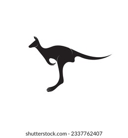 kangaroo icon vector illustration logo design