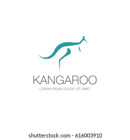 kangaroo logo design