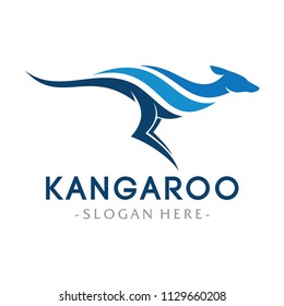 Kangaroo Logo design inspiration Vector 