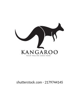 Kangaroo Logo design inspiration Vector.