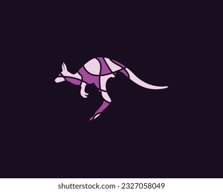 Kangaroo Logo design inspiration Vector