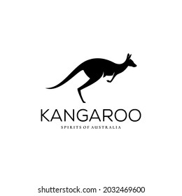 plantilla de diseño de logotipo kangaro ilustración vectorial