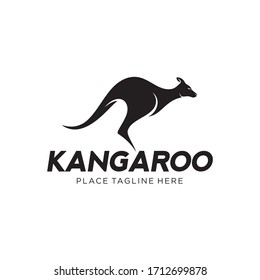 Kangaroo Logo Design Vector Image