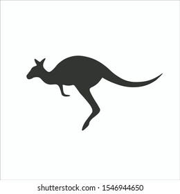 Kangaroo Logo Design Vector Isolated on white Background