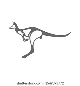 Kangaroo Logo Design Vector. Kangaroo logo Template