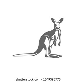 Kangaroo Logo Design Vector. Kangaroo logo Template