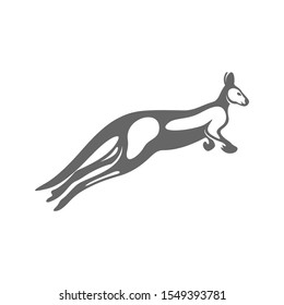 Kangaroo Logo Design Vector. Kangaroo logo Template