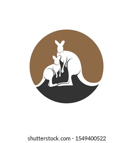 Kangaroo Logo Design Vector. Kangaroo logo Template