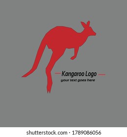 Kangaroo Logo design,-Kangaroo Logo Vector- First Jump Kangaroo Logo