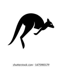 Kangaroo logo. Icon design. Template elements