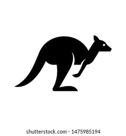 Kangaroo logo. Icon design. Template elements