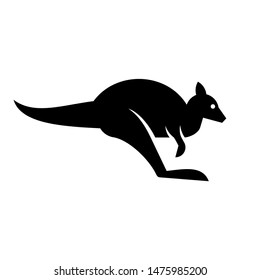 Kangaroo logo. Icon design. Template elements