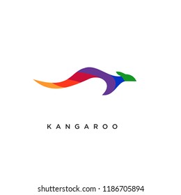 kangaroo logo icon designs vector