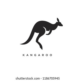 kangaroo logo icon designs vector