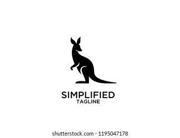  kangaroo logo icon designs vector