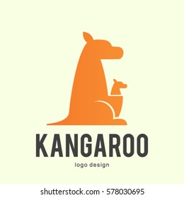 KANGAROO LOGO ICON SYMBOL