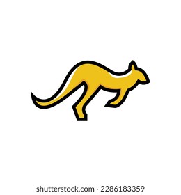 kangaroo logo . modern minimalis cool