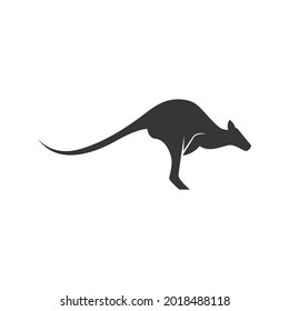 kangaroo logo is running simple and modern