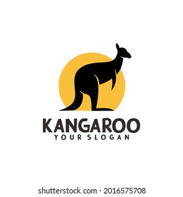 Kangaroo Logo Simple Illustration Abstract