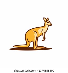 kangaroo logo template