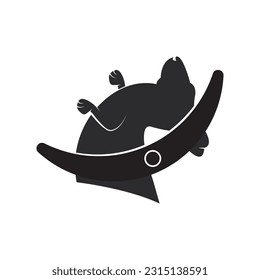 kangaroo Logo Template vector illustration