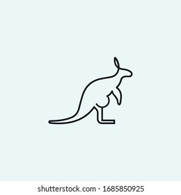 Kangaroo Logo vector design Templates