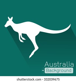 kangaroo logo vector illustration