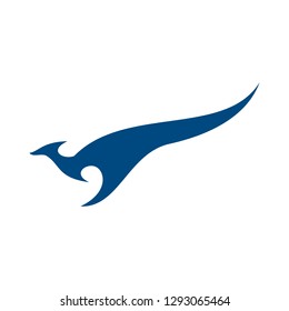 Kangaroo Logo Vector Template