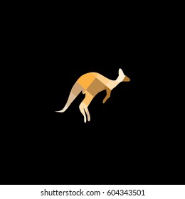 kangaroo logo vektor