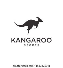kangaroo logo.modern design.vector illustration concept
