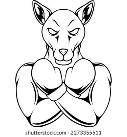 kangaroo modern icon for ui,ux,website,app,mobile,web,presentaion,flyer,brochure