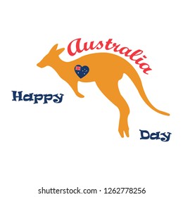 kangaroo on australia day
