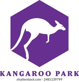 Kangaroo Park Logo Design Template