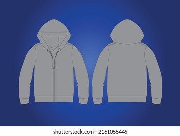 kangaroo pocket with zipper fly