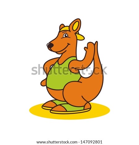 Kangaroo sign. Vector Illustration.
Branding Identity Corporate vector logo design template Isolated on a white background