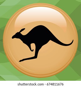 Kangaroo  silhouette