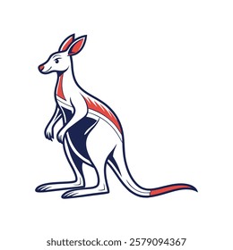 kangaroo silhouette vector design for digital art