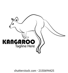 Kangaroo symbol - vector illustration design.vector Eps10