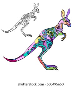 kangaroo vector