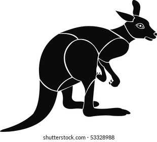 kangaroo vector