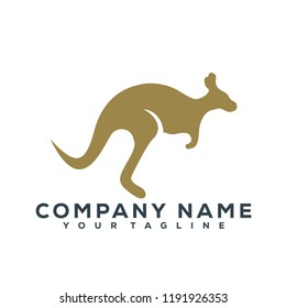 Kangaroo Vector Graphic Template Download Modern