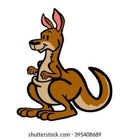 Kangaroo vector icon