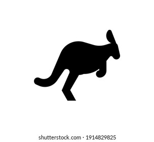 Vector de icono canguro. Signo de estilo lineal para concepto móvil y diseño web. Ilustración de símbolo canguro. Gráficos vectoriales de píxeles - Vector