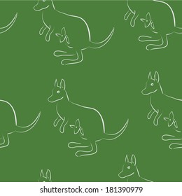Kangaroo vector illustration
