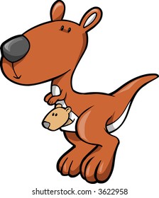 Kangaroo Vector Illustration